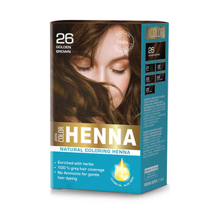 Aroma Color HENNA, 26 GOLDEN BROWN