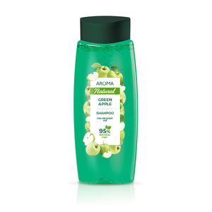 Aroma Natural Shampoo, Green Apple  For Frequent Use 400ml