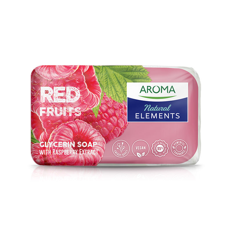 Aroma Natural Elements / Glycerin  Red Fruits Toilet Soap 100g/6pack
