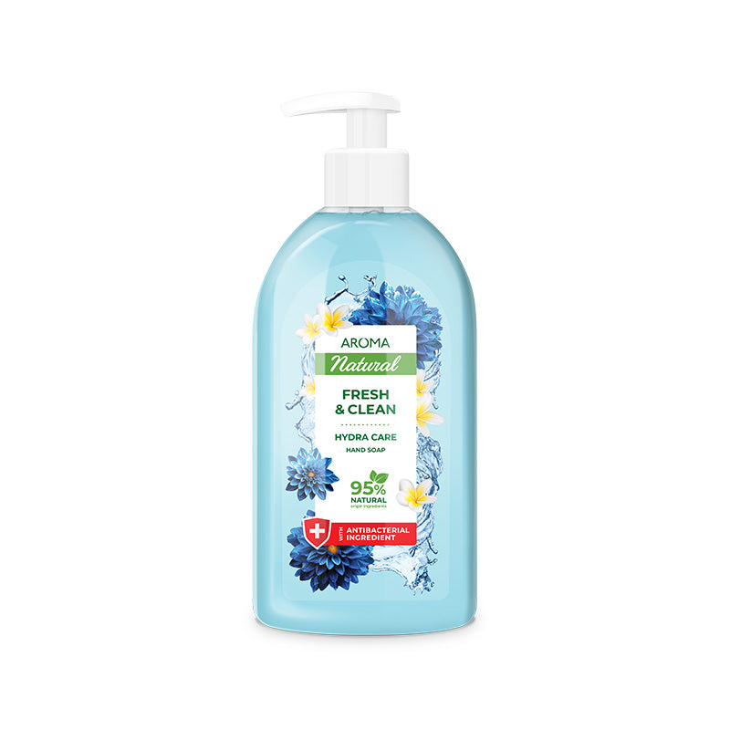 Aroma  Natural Liquid Soap, Fresh & Clean 500ml