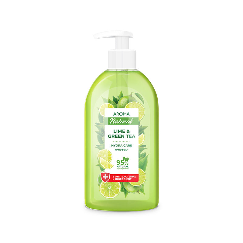 AROMA NATURAL Liquid soap Lime&Green tea 500 ml