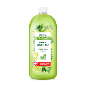 AROMA NATURAL Liquid soap Lime& Green Tea (refill) 900 ml