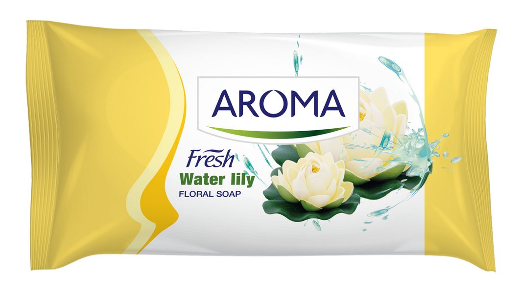 Aroma Fresh Floral Soap, Water Lily 75mg/6pack