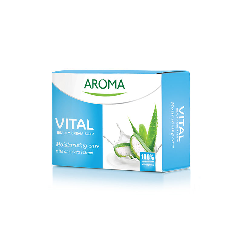 Aroma Vital / Aloe Vera Moisturizing Beauty Cream Soap 100g/6pack