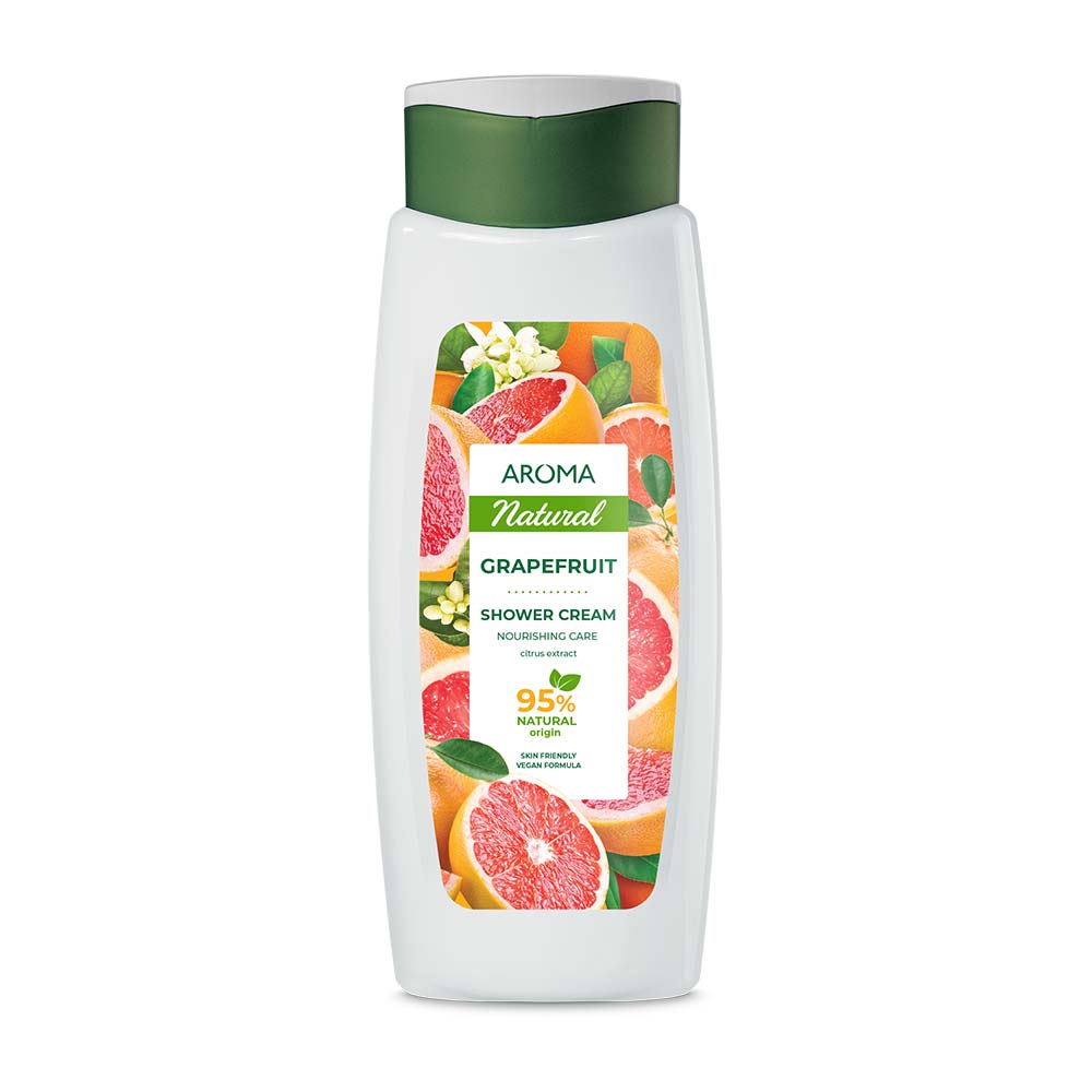 Aroma  Natural Shower Cream, Grapefruit / Revitalizing  400 ml