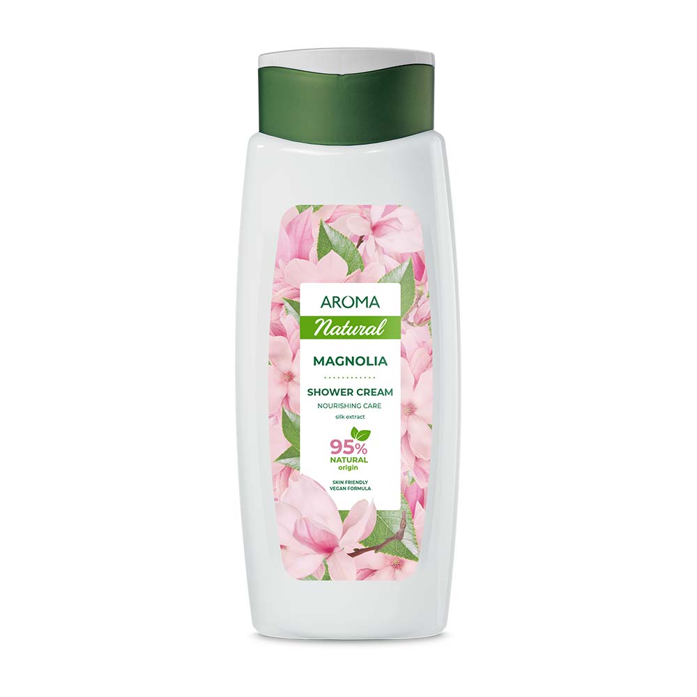 Aroma Natural Shower Cream, Magnolia Nourishing Care 400 ml