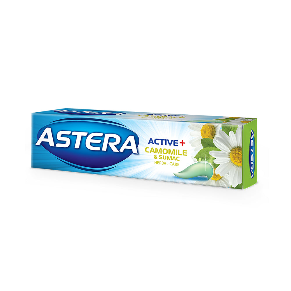 ASTERA ACTIVE + Toothpaste CAMOMILE&SUMAC 100ml/3pack