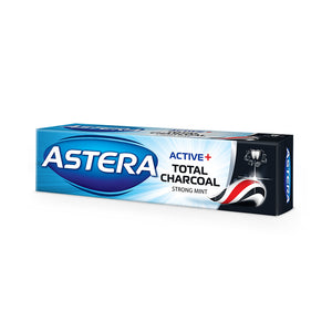 ASTERA ACTIVE + Toothpaste Total Charcoal 100ml/3pack