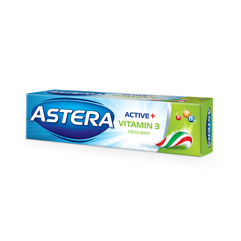 ASTERA ACTIVE + Toothpaste Vitamin 3 100ml/3pack