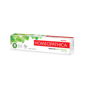 ASTERA HOMEOPATHICA Toothpaste Sensitive Spicy Melissa With Aloe 75 ml