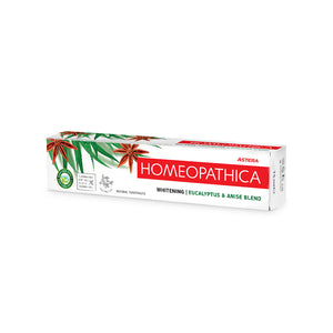 ASTERA HOMEOPATHICA Toothpaste Whitening Eucalyptus & Anise Blend 75 ml