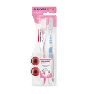 PARODONT ACTIVE Toothbrush sensitive 1+1/ 3pack