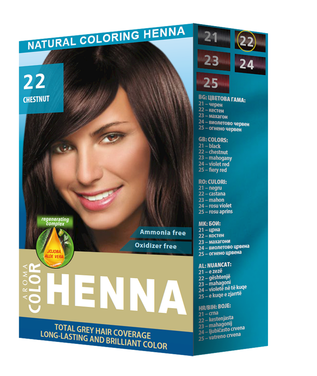 Aroma Color HENNA, 22 CHESTNUT