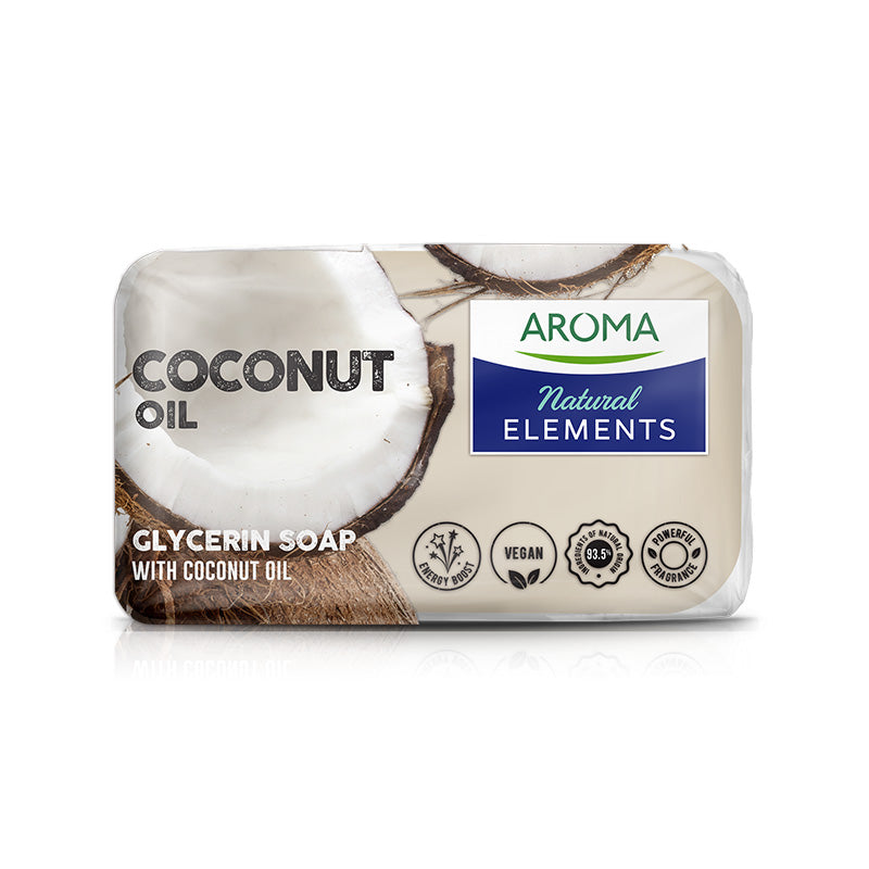 Aroma Natural Elements /  Glycerin Coconut Oil Toilet Soap 100g/6pack