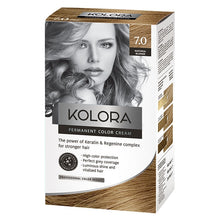 Load image into Gallery viewer, Kolora, Permanent Hair Color, 7.0 Natural Blonde
